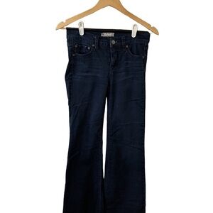 Free People Blue Flare Wide Leg Jeans